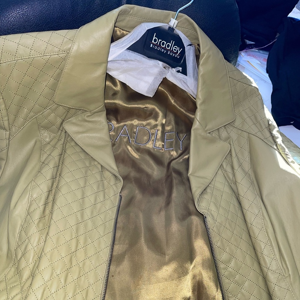 Brand new Brandley leather coat